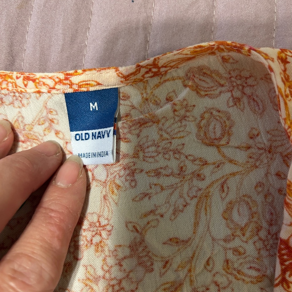 Floral Orange Maxi Dress - Picture 4 of 8